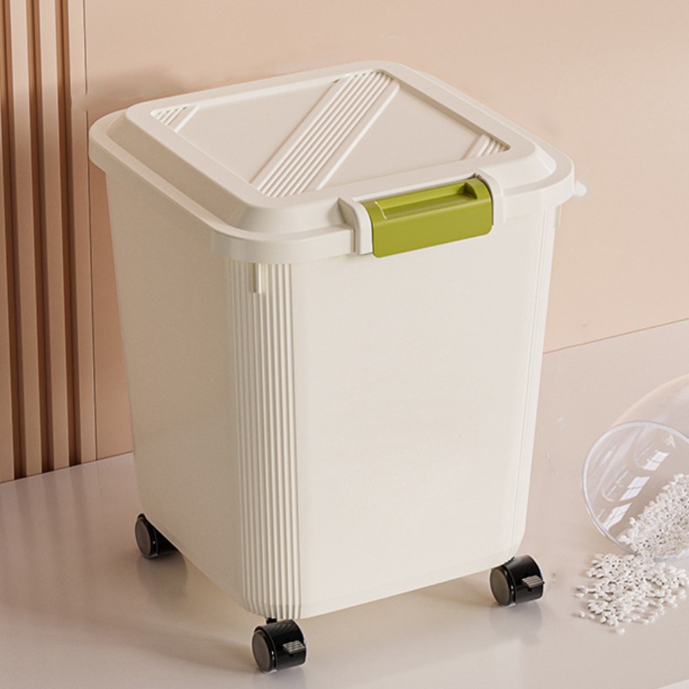 Food Storage With Wheels - Caixa de Armazenamento de Arroz à