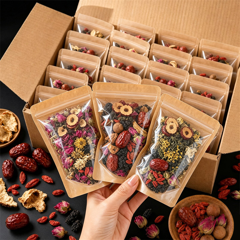 Food Storage Zipper Bags - 100 unidades de sacos transparentes de
