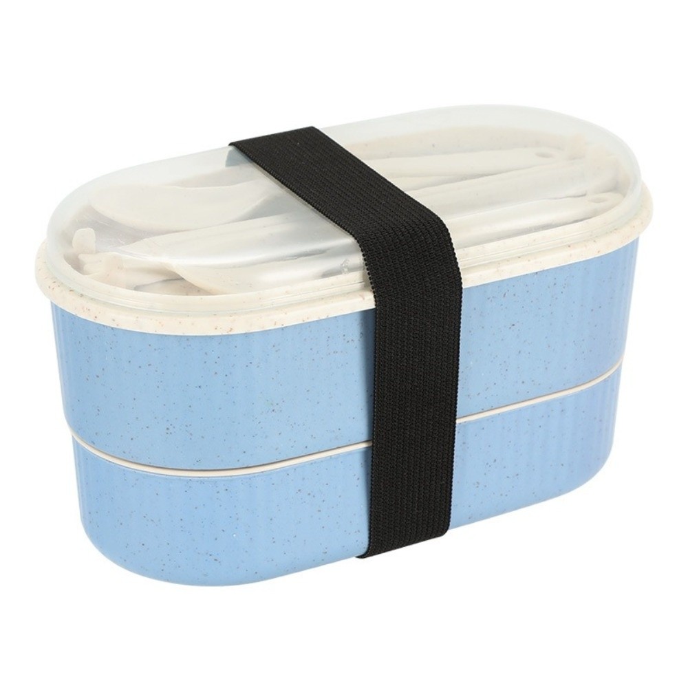 Food Storage Made Easy - Lancheira portátil de camada dupla, conjunto