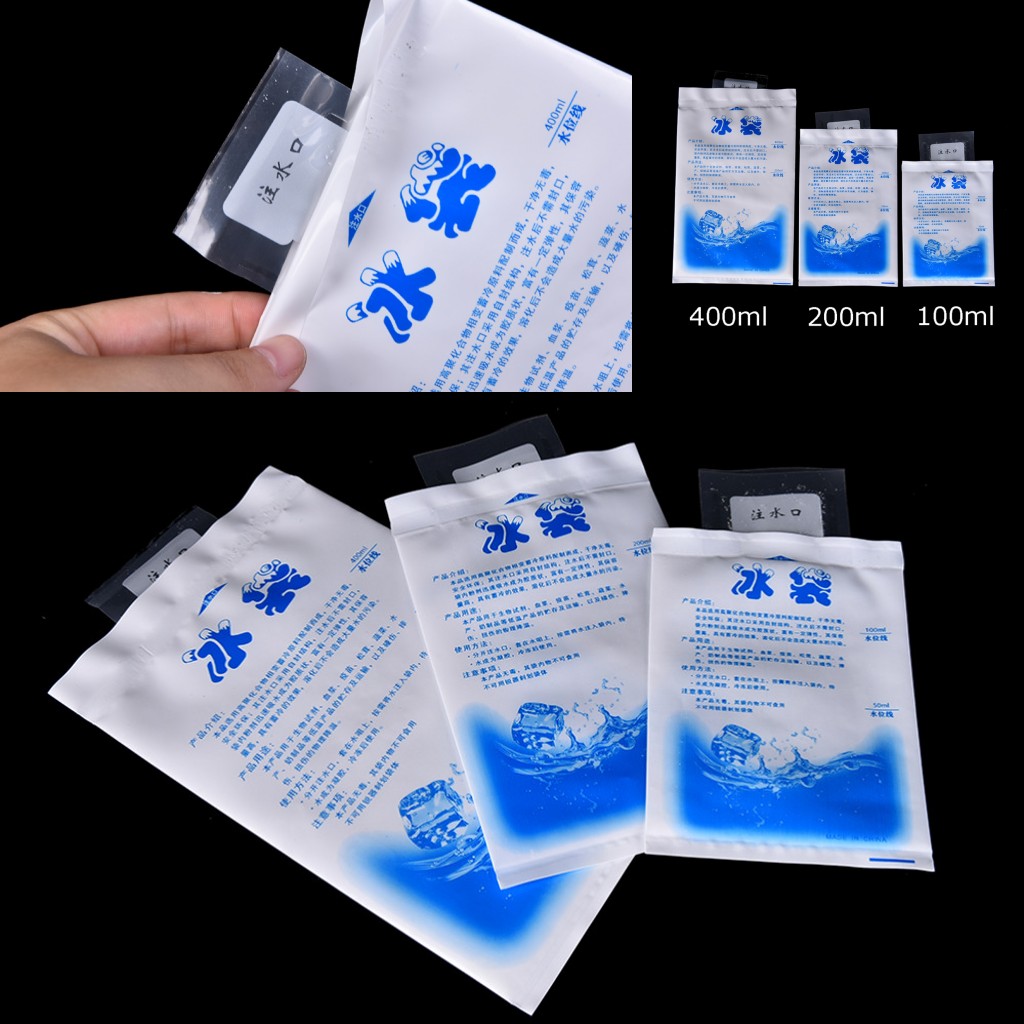Food Storage Emergency - 5 pces 100/200/400ml bloco de gelo