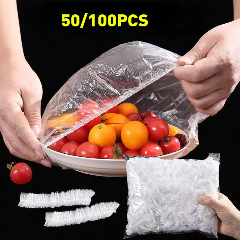 Food Storage Tupperware - Tampa descartável reutilizável para alimentos, envoltório