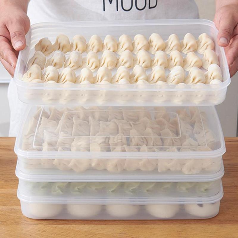 Food Storage Meals - Caixa Organizadora Transparente para Cozinha, Bandeja