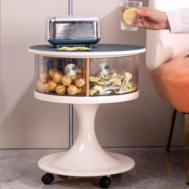 Food Storage With Wheels - Nordic mesas de centro removível quarto