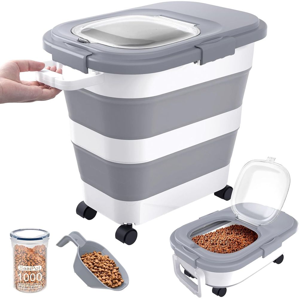 Food Storage With Wheels - Container de Armazenamento de Ração para