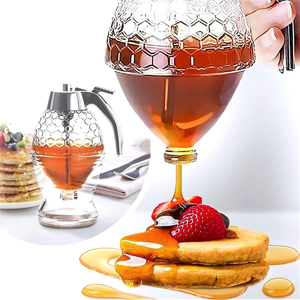 Condiment Squeeze Bottle - Dispensador de Mel Sem Gotejamento com
