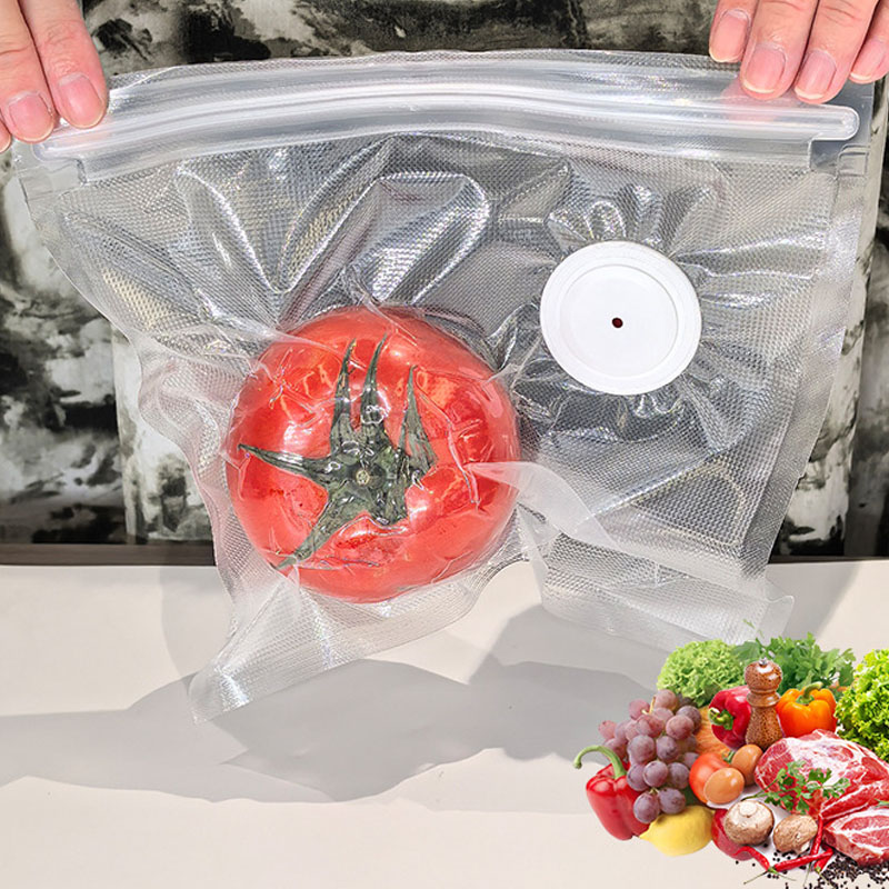 Food Storage Zipper Bags - Conjunto de sacos de armazenamento a