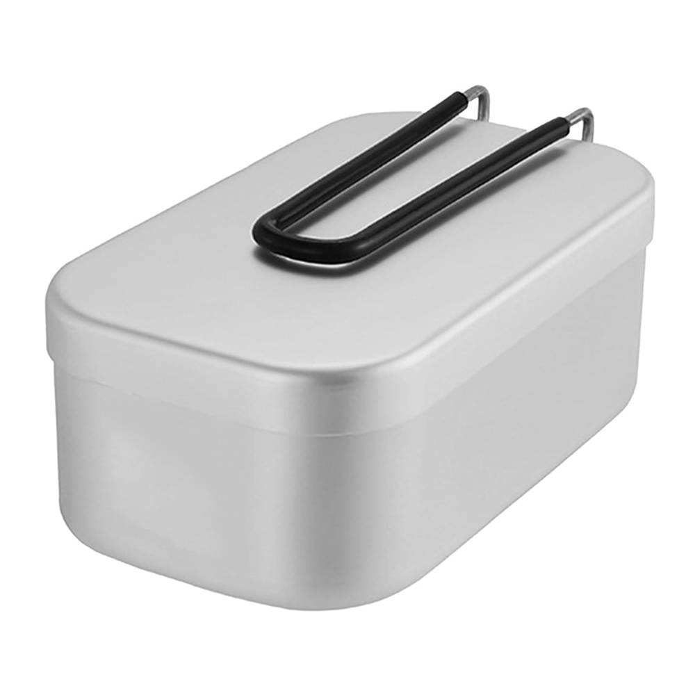 Food Storage Aluminum - Lancheiras de alumínio 800ml, panelas para