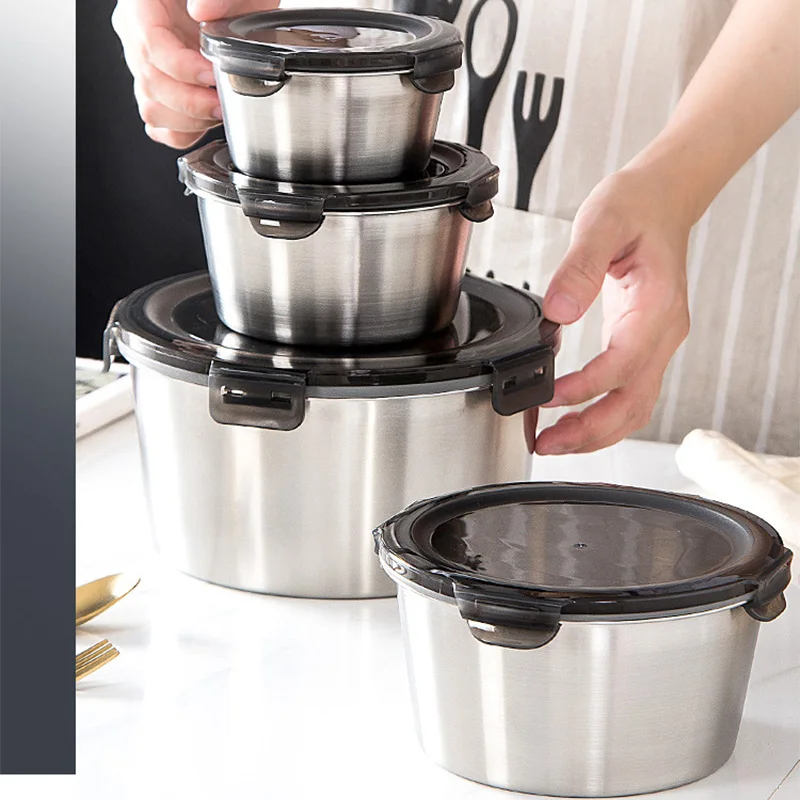 Food Storage Made Easy - Lancheira Bento em aço inoxidável com