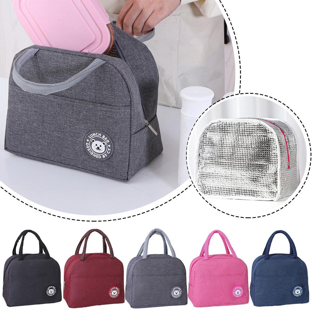 Food Storage Aluminum - Bolsa Térmica Isolada Portátil com Pacote