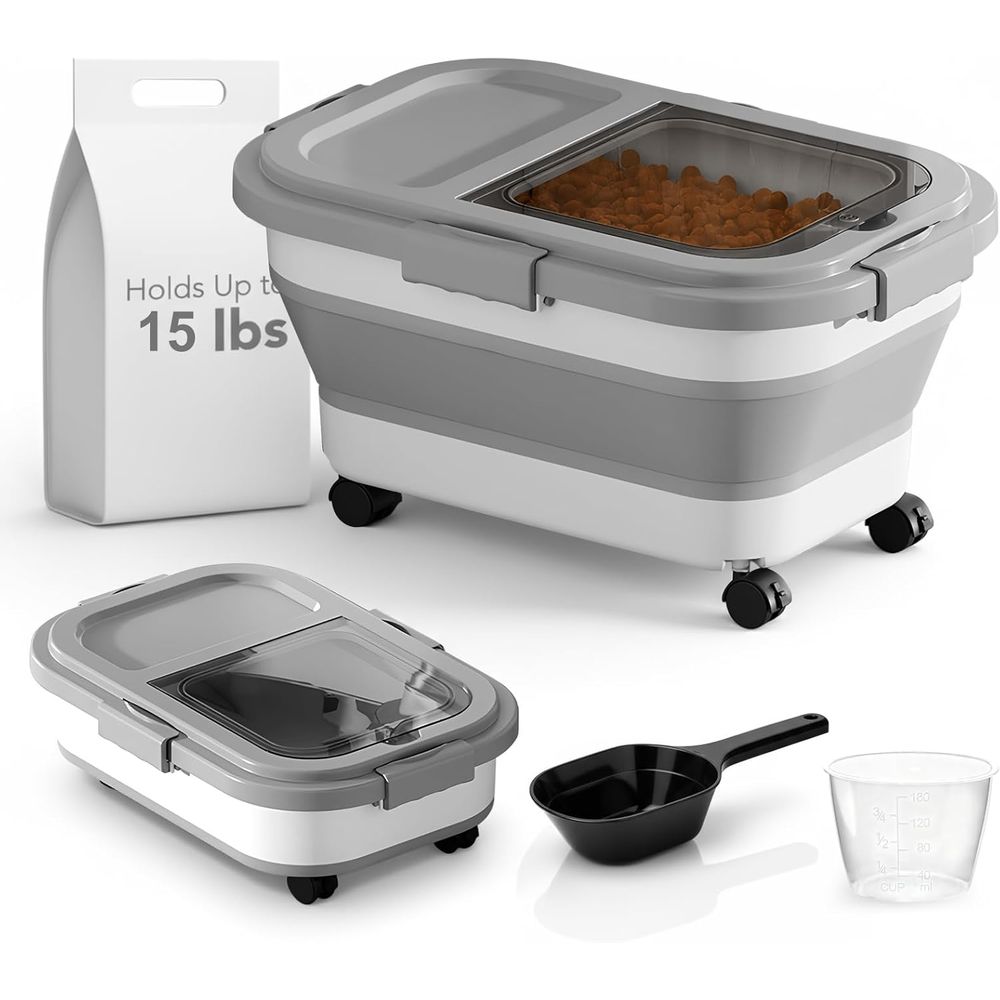 Food Storage With Wheels - Container de Armazenamento de Ração para