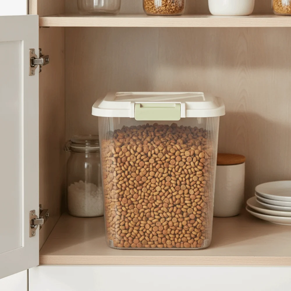 Food Storage With Wheels - Caixa de Armazenamento de Arroz Durável