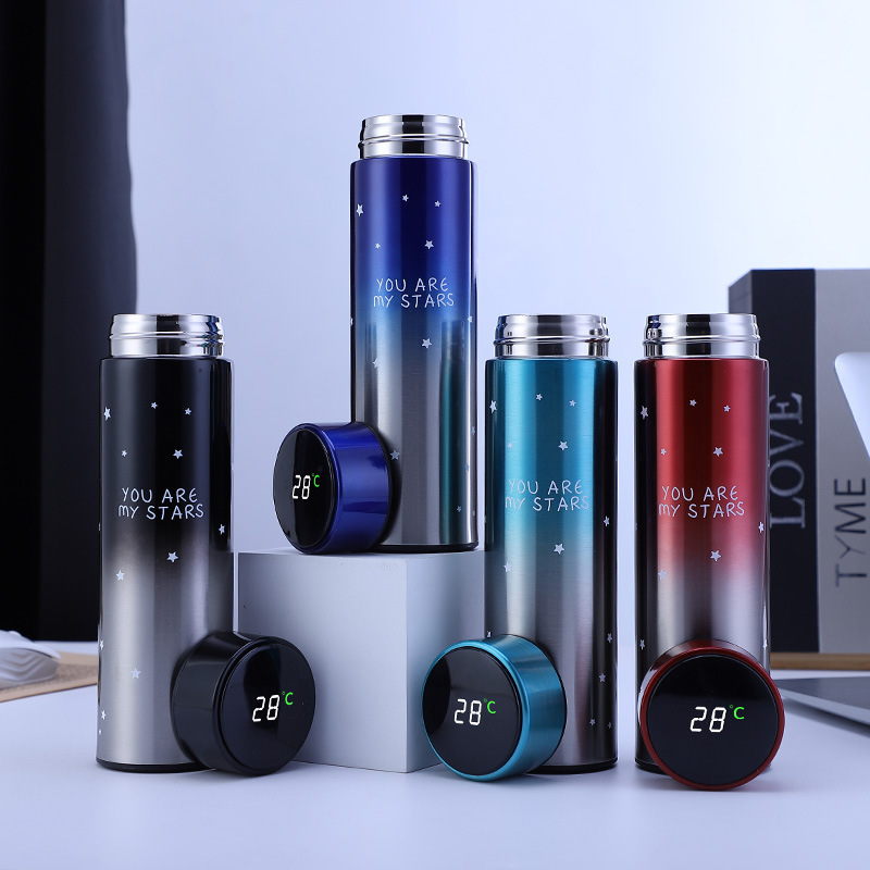 Food Storage Thermos - Garrafa térmica de aço inoxidável inteligente,
