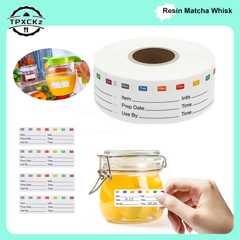 Food Storage Expiration Dates - Etiqueta adesiva para data de cozinha,