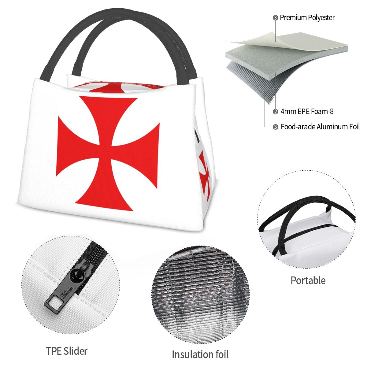 Bolsa Térmica Medieval com Emb - Food Storage Medieval avaliação e preço