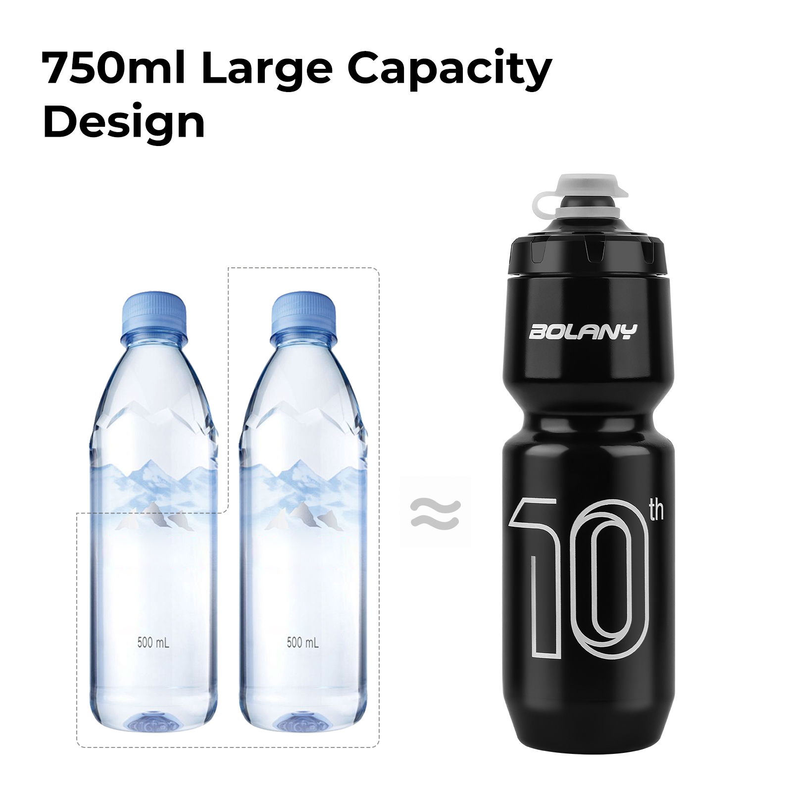 Bolany 750ml garrafa esportiva - Condiment Squeeze Bottle avaliação e preço