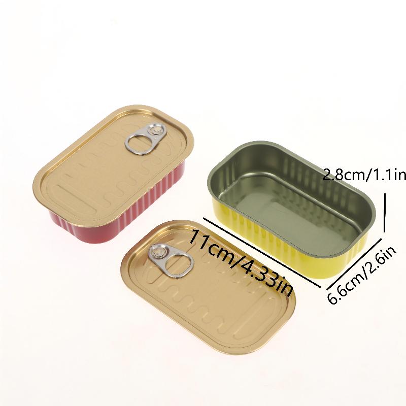 2 Peças de Mini Caixa Retangul - Food Storage Aluminum avaliação e preço