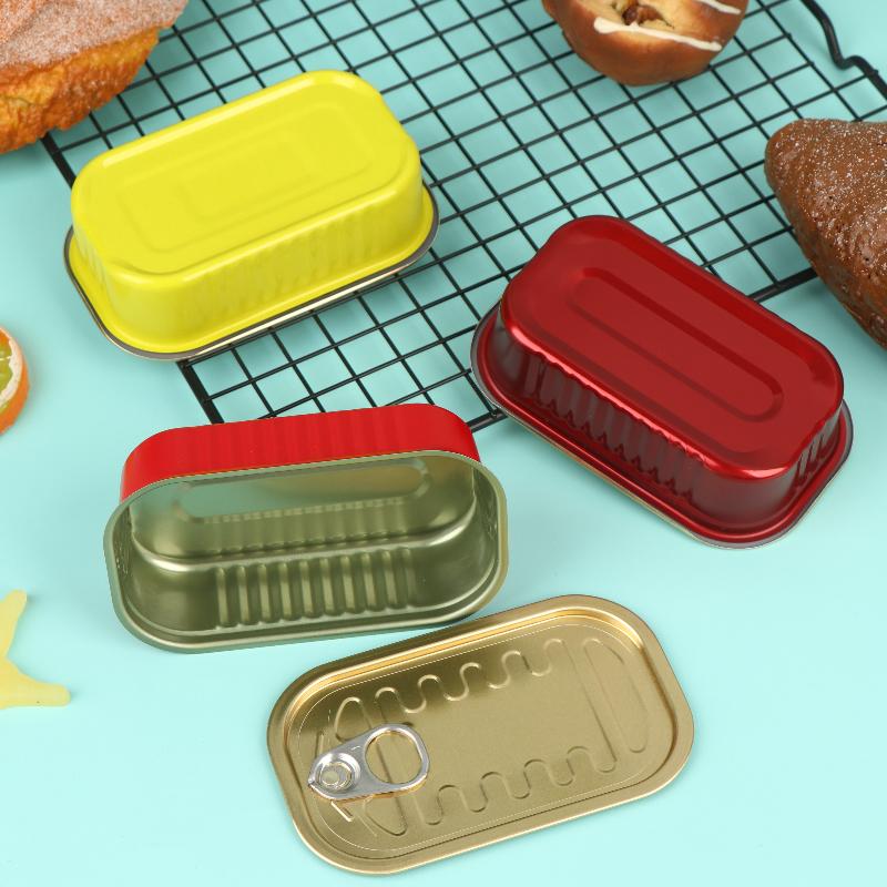 2 Peças de Mini Caixa Retangul - Food Storage Aluminum avaliação e preço