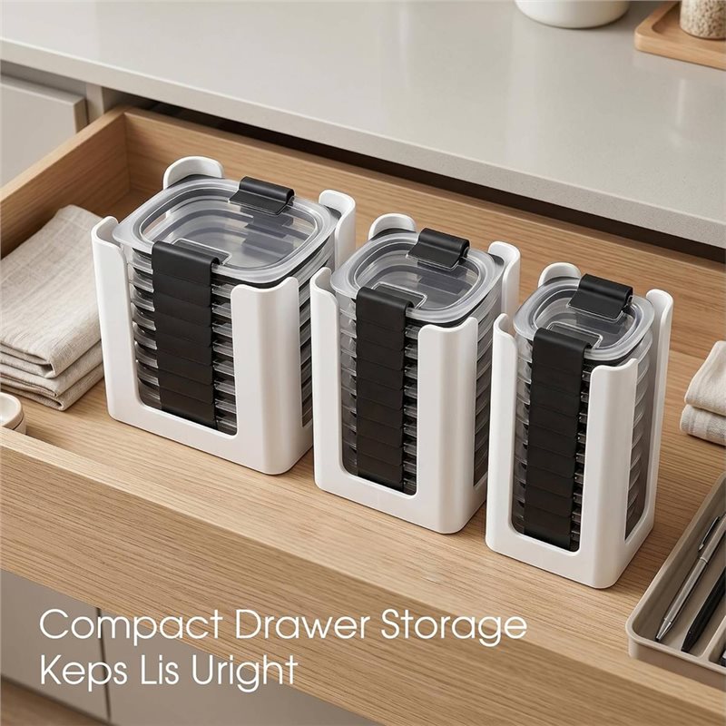 Organizador de Tampas para Rec - Food Storage Kitchen Cabinet avaliação e preço