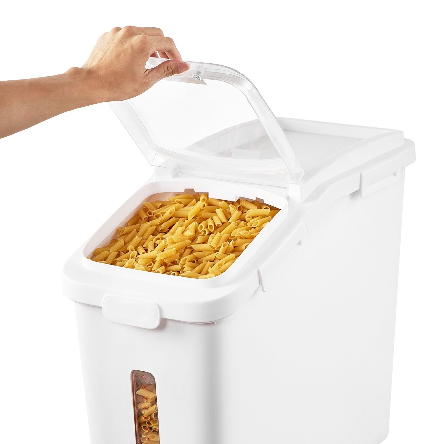 Grande Recipiente de Armazenam - Food Storage With Wheels avaliação e preço