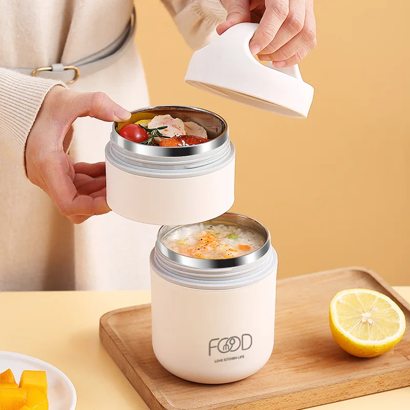 Lancheira isolada de aço inoxi - Food Storage Thermos avaliação e preço