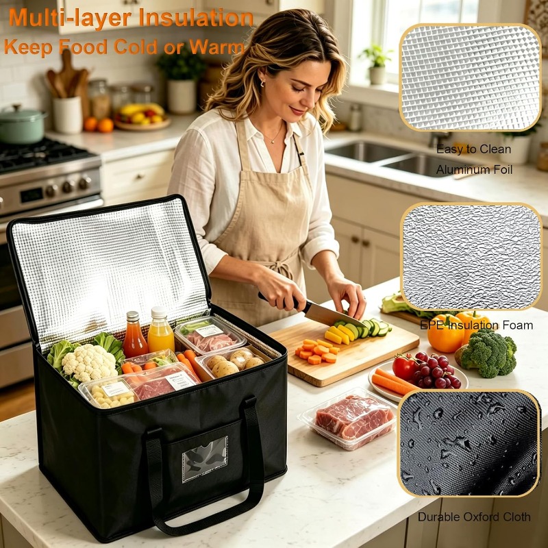 Bolsa Térmica Grande Isolada p - Food Storage Zipper Bags avaliação e preço