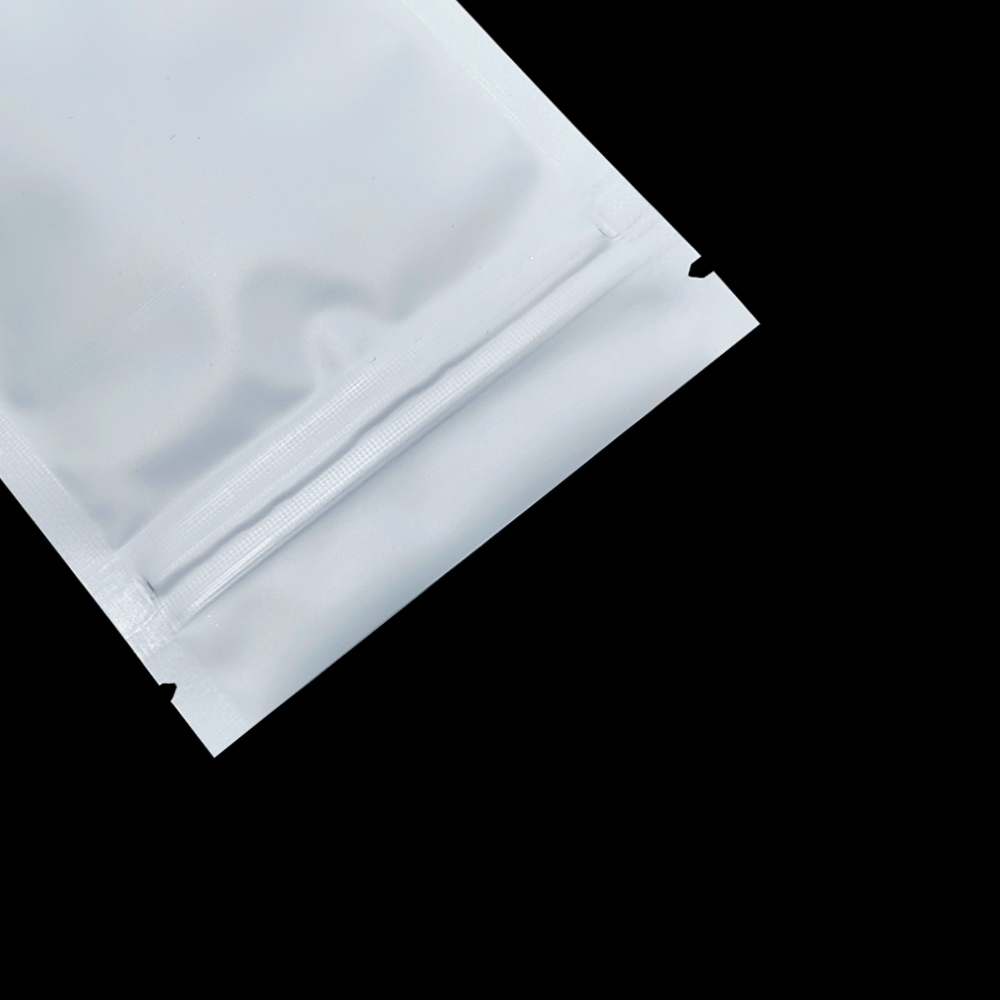 100 pçs/lote fosco claro zip l - Food Storage Aluminum avaliação e preço