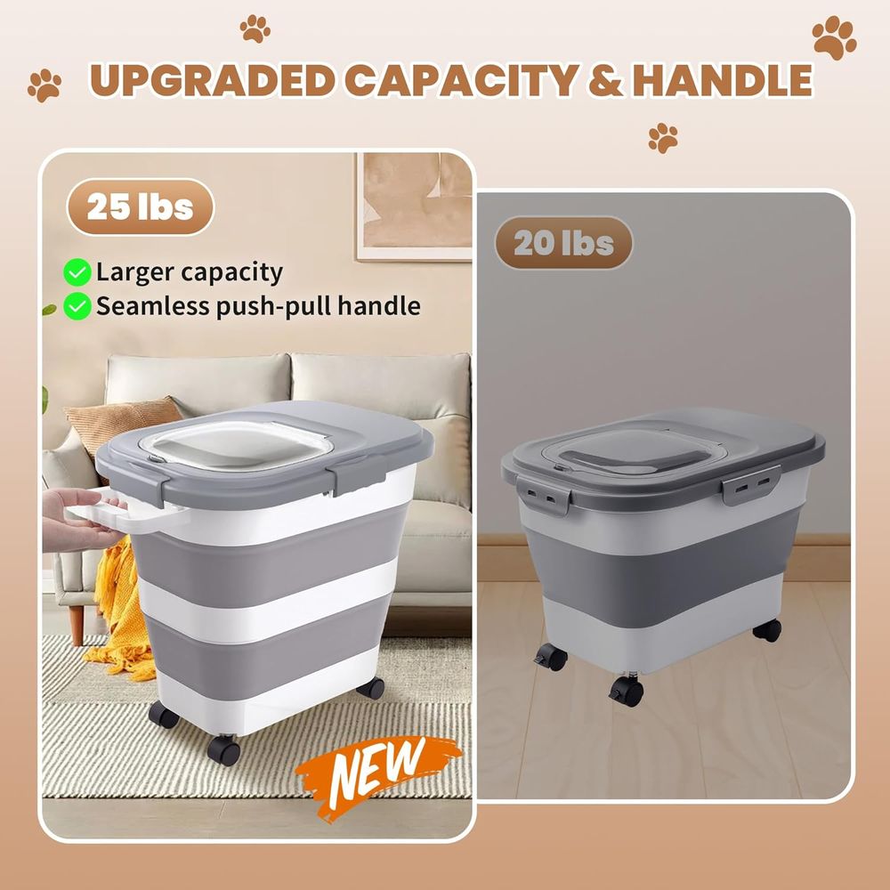 Container de Armazenamento de  - Food Storage With Wheels avaliação e preço