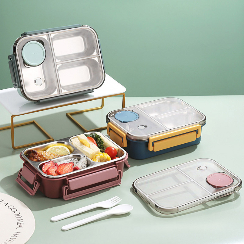 Caixas de Almoço com 2/3 Compa - Food Storage Thermos avaliação e preço