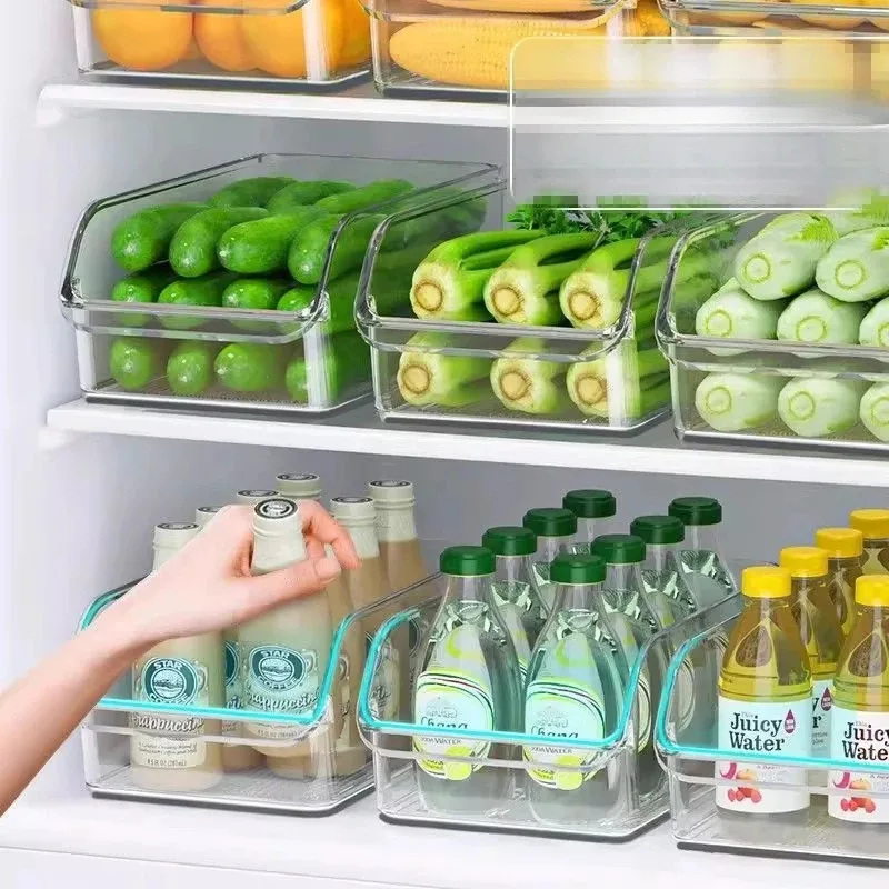 Organizador de Geladeira (1/2  - Food Storage Kitchen Cabinet avaliação e preço