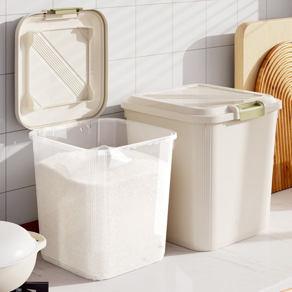 Caixa de Armazenamento de Arro - Food Storage With Wheels avaliação e preço