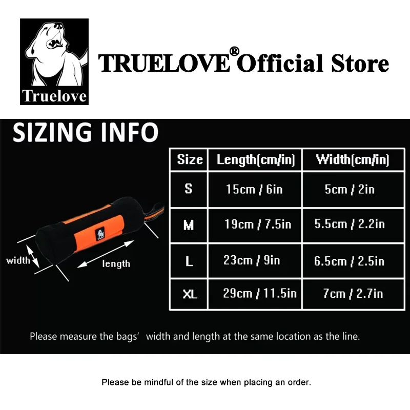 Truelove cão treinamento retri - Food Storage Zipper Bags avaliação e preço