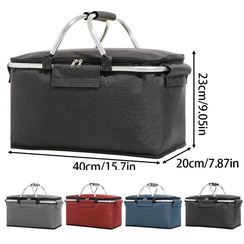 Cesta de Piquenique Dobrável d - Food Storage Aluminum avaliação e preço
