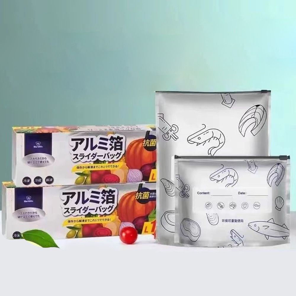 10 Unidades/Pacote Saco de Alu - Food Storage Plastic Boxes avaliação e preço