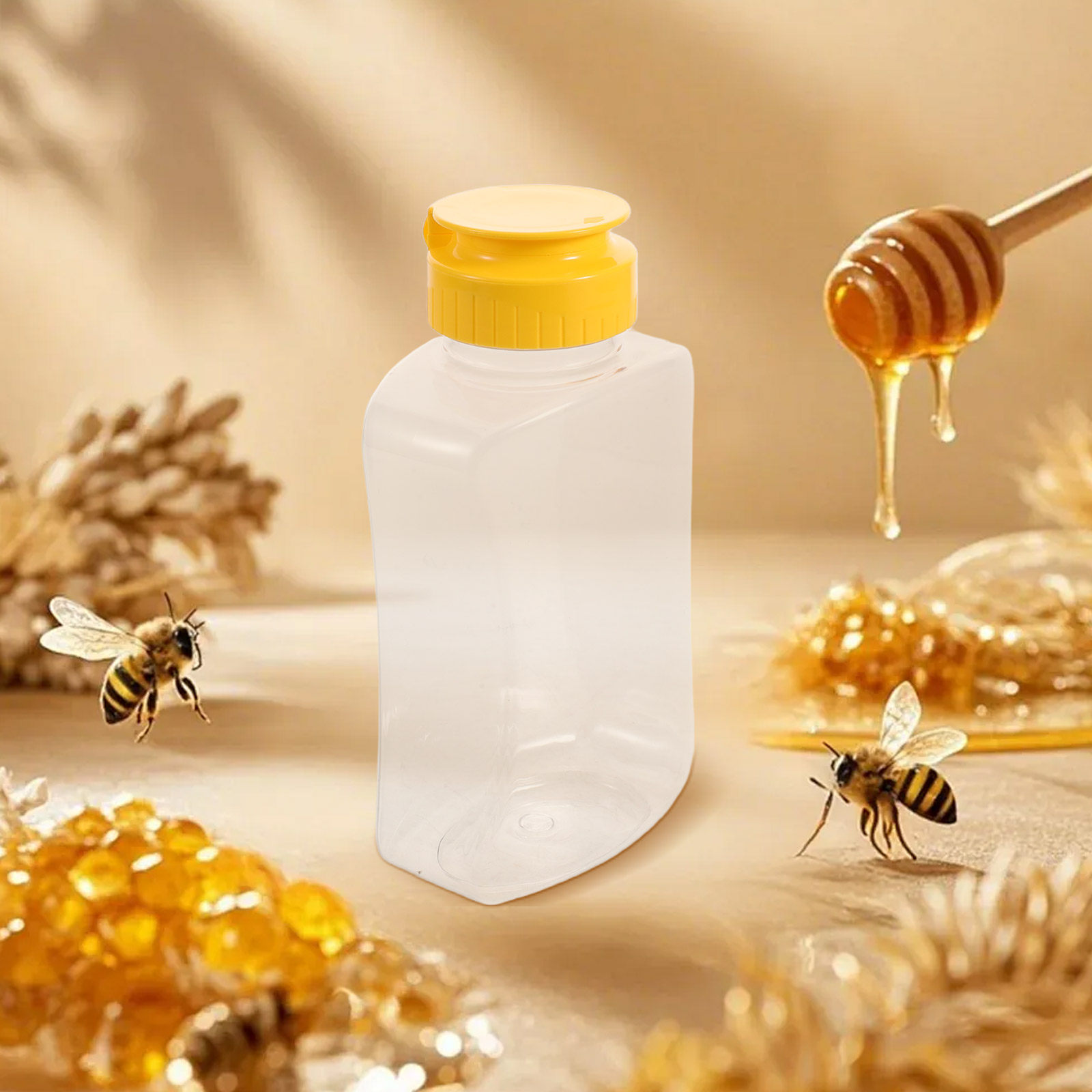 Garrafa de plástico para mel,  - Condiment Squeeze Bottle avaliação e preço