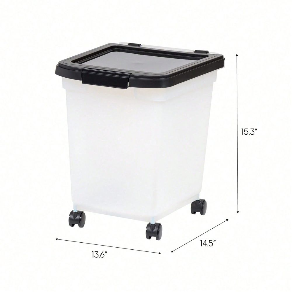 Balde de armazenamento de plás - Food Storage With Wheels avaliação e preço