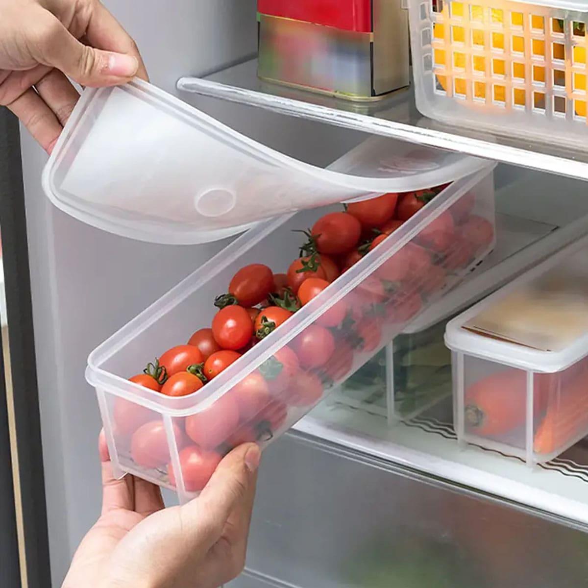 1 Caixa de Armazenamento Plást - Food Storage Plastic Boxes avaliação e preço